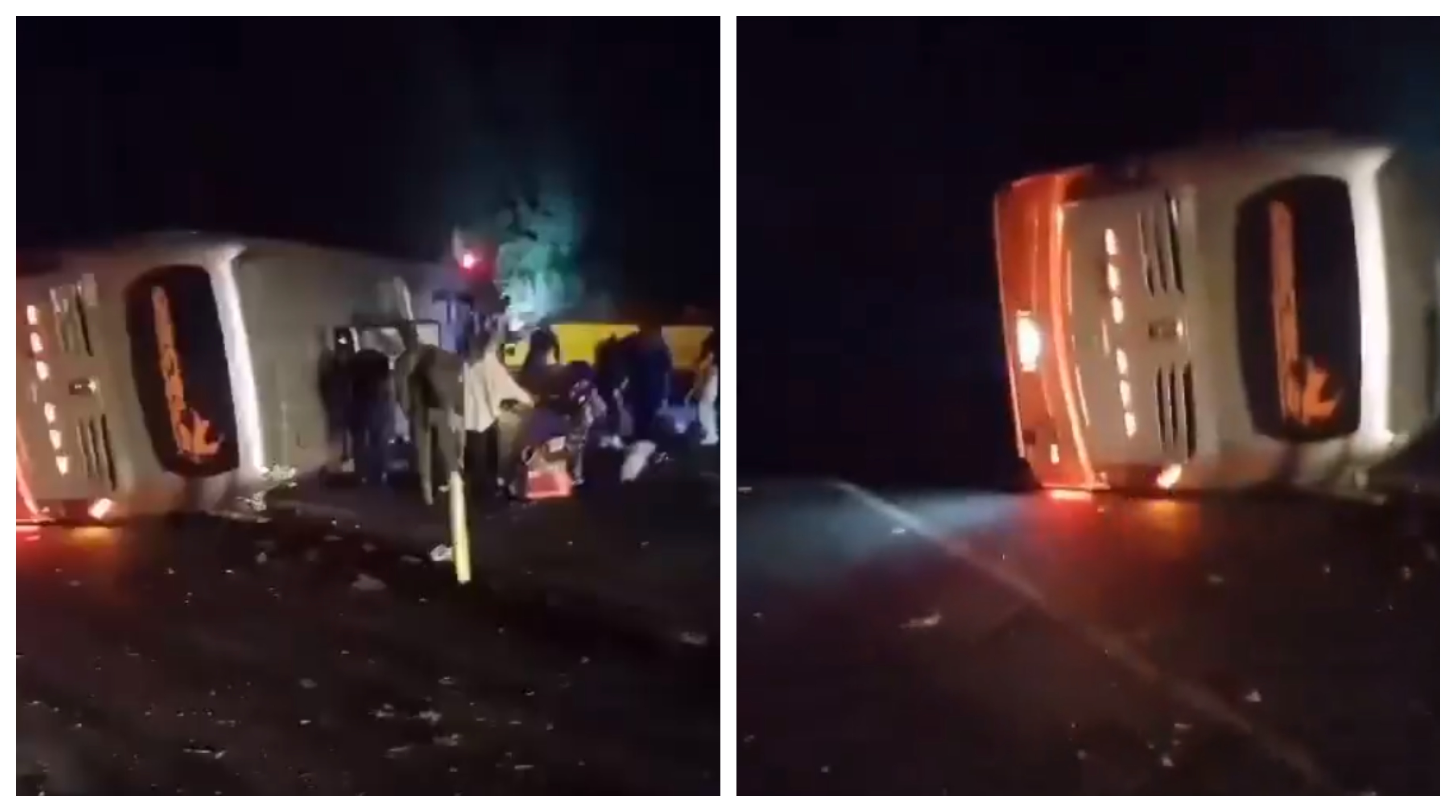 Grave accidente de bus en la Vía La Línea deja dos muertos y múltiples ...
