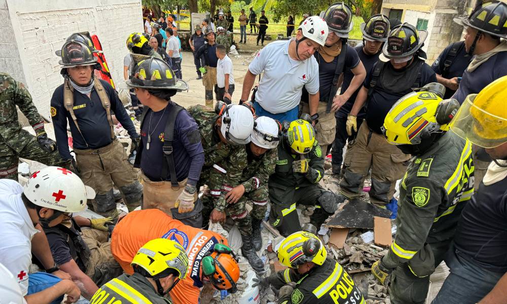 Desplome de edificio en Barranquilla deja una mujer sin vida