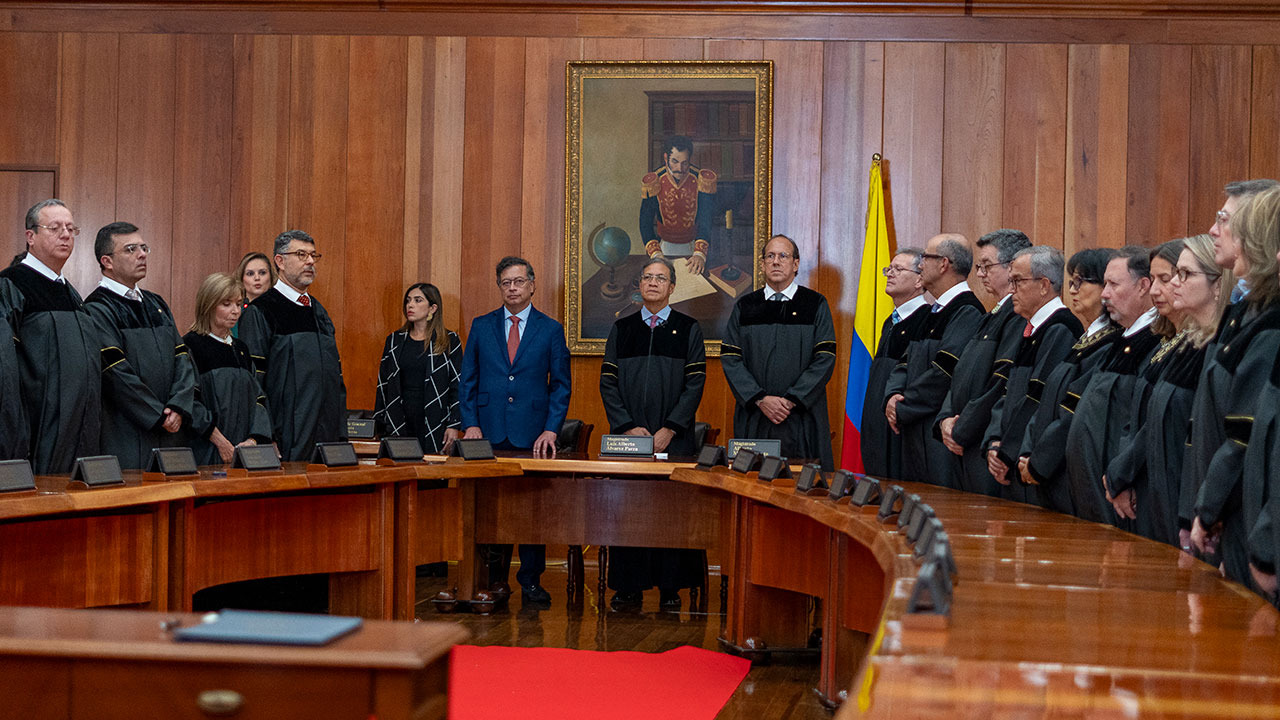 Se posesionaron tres magistrados del Consejo de Estado en presencia del ...
