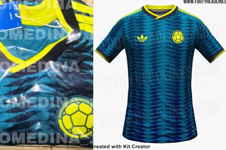 Así sería la nueva camiseta azul de Colombia para el Mundial 2026