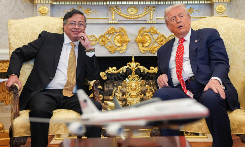 Así fue la reunión en Casa Blanca entre los presidentes Petro y Trump