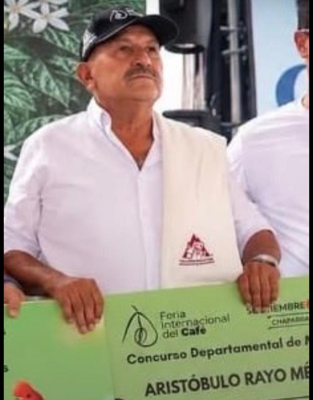 Aristobulo Rayo, ganador del concurso departamental.