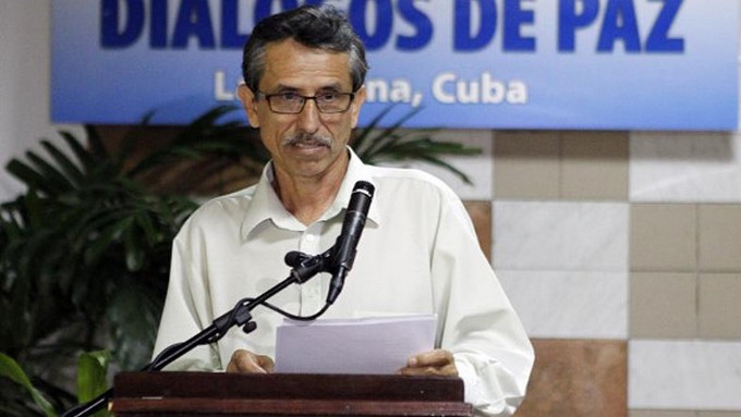 Walter Mendoza en las mesas de negociación en La Habana, Cuba / Rcn