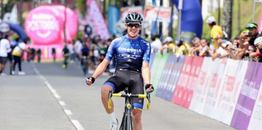 Germán Darío Gómez ganador de la ruta sub-23 en el Campeonato Nacional de Ciclismo 2022 / Foto: @fedeciclismo