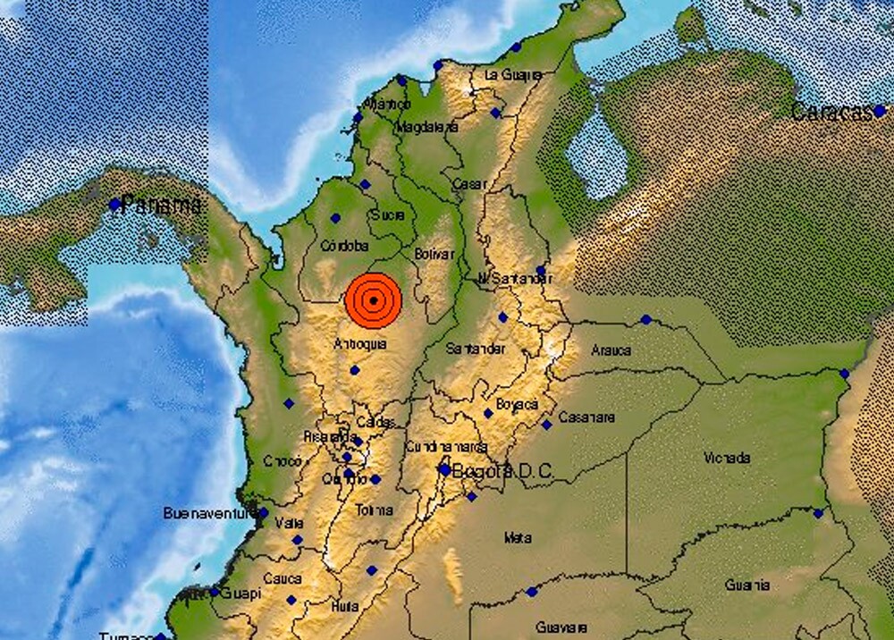 Epicentro/ Servicio Geológico Colombiano 