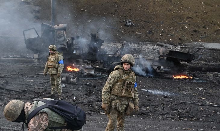 Soldados ucranianos tras ataques rusos / Foto: Picture Alliance