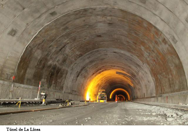 Foto túnel de la línea