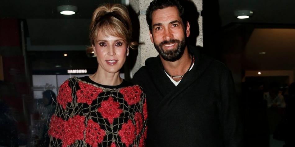 Alejandra Azcárate y su esposo Miguel Jaramillo