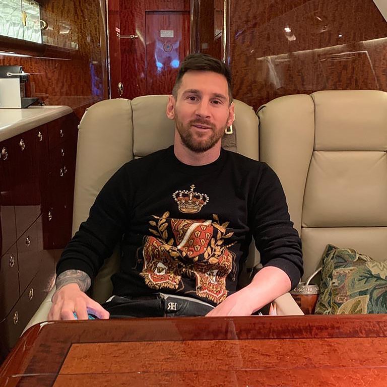 Avión de Messi