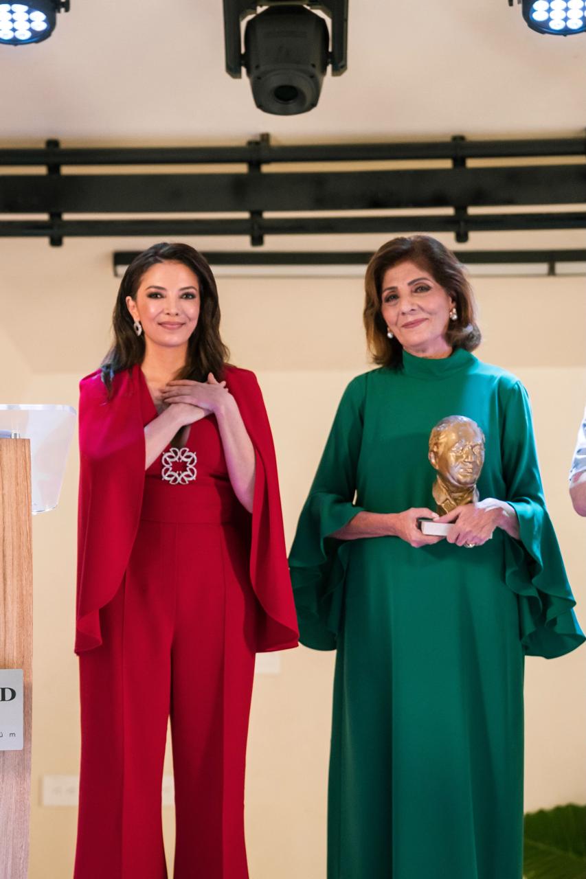 Andrea Ortega Bechara, creadora del parque Ikigai y María Fátima Bechara Castilla, rectora general de la Universidad del Sinú.