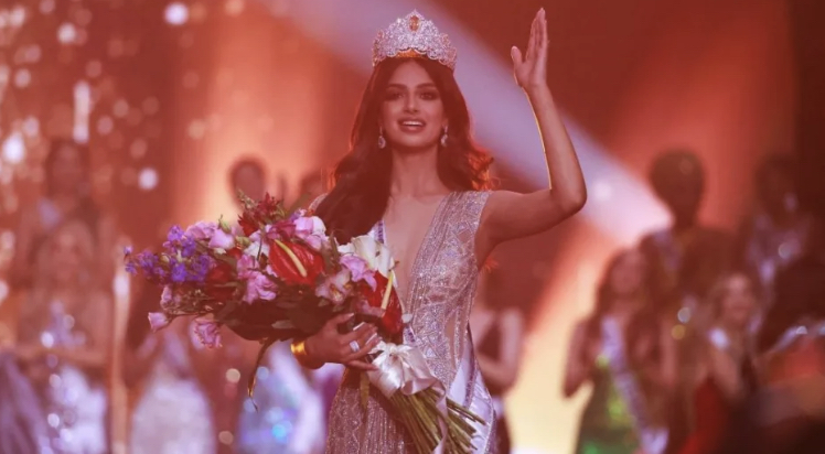 Miss India coronada como la nueva Miss Universo 2021 en Israel / Foto: AFP