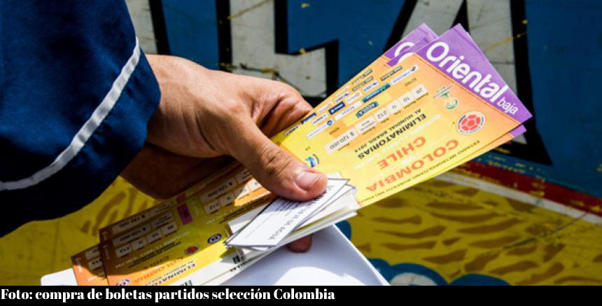 compra boletas selección Colombia