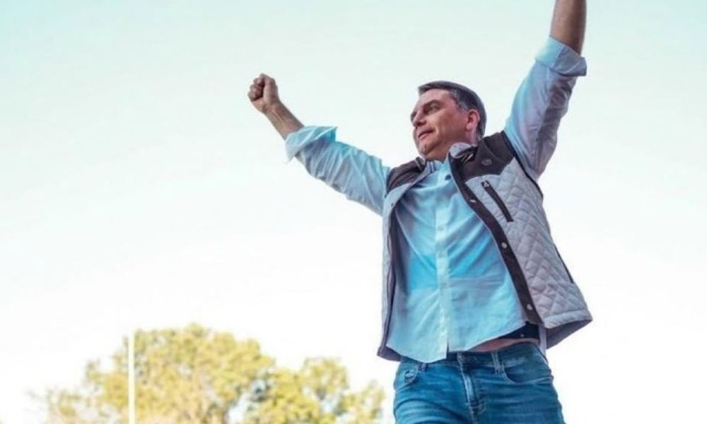 Flavio Bolsonaro busca el poder en Brasil. Foto: redes sociales Bolsonaro.