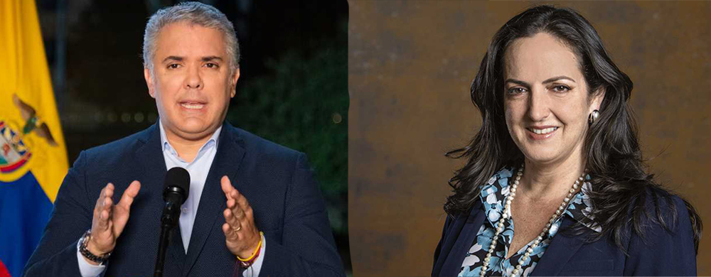 Presidente Duque y Senadora Cabal