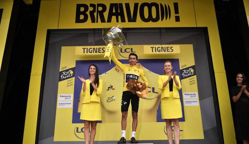 Egan Bernal, ganador Tour de Francia 2019