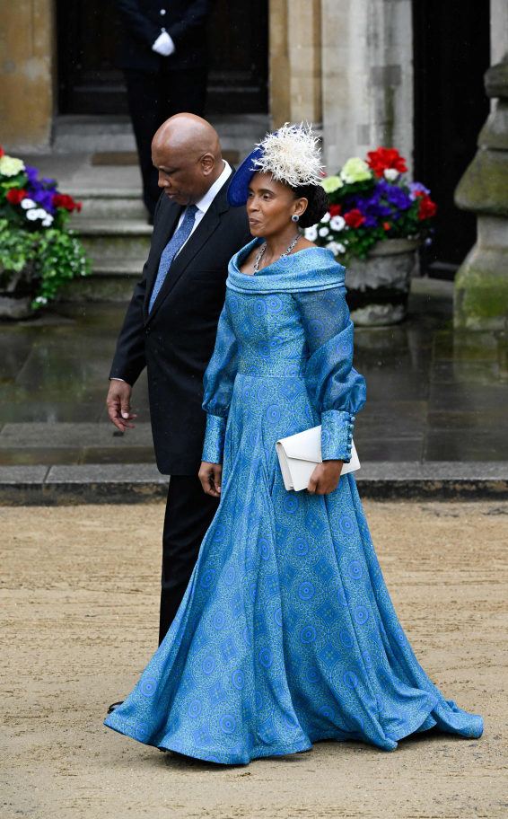 El rey Letsie III de Lesotho junto a la reina Masenate Mohato Seeiso,