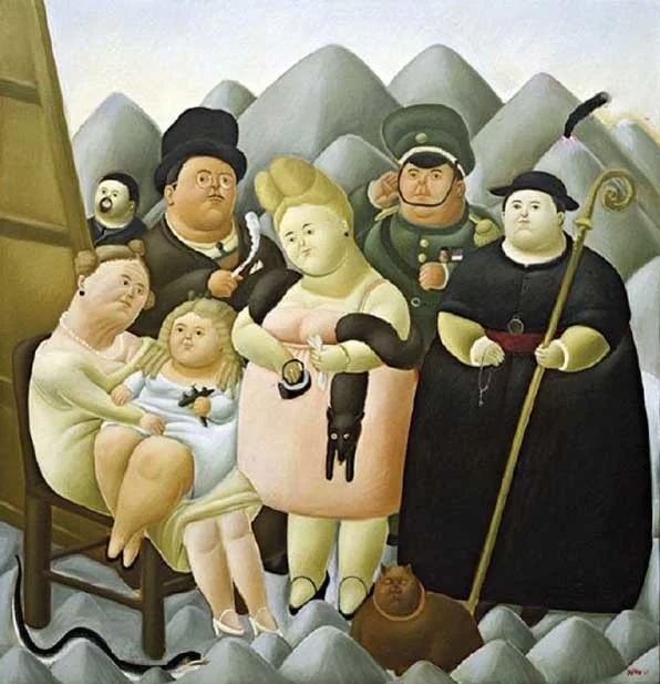 Familia presidencial Fernando Botero