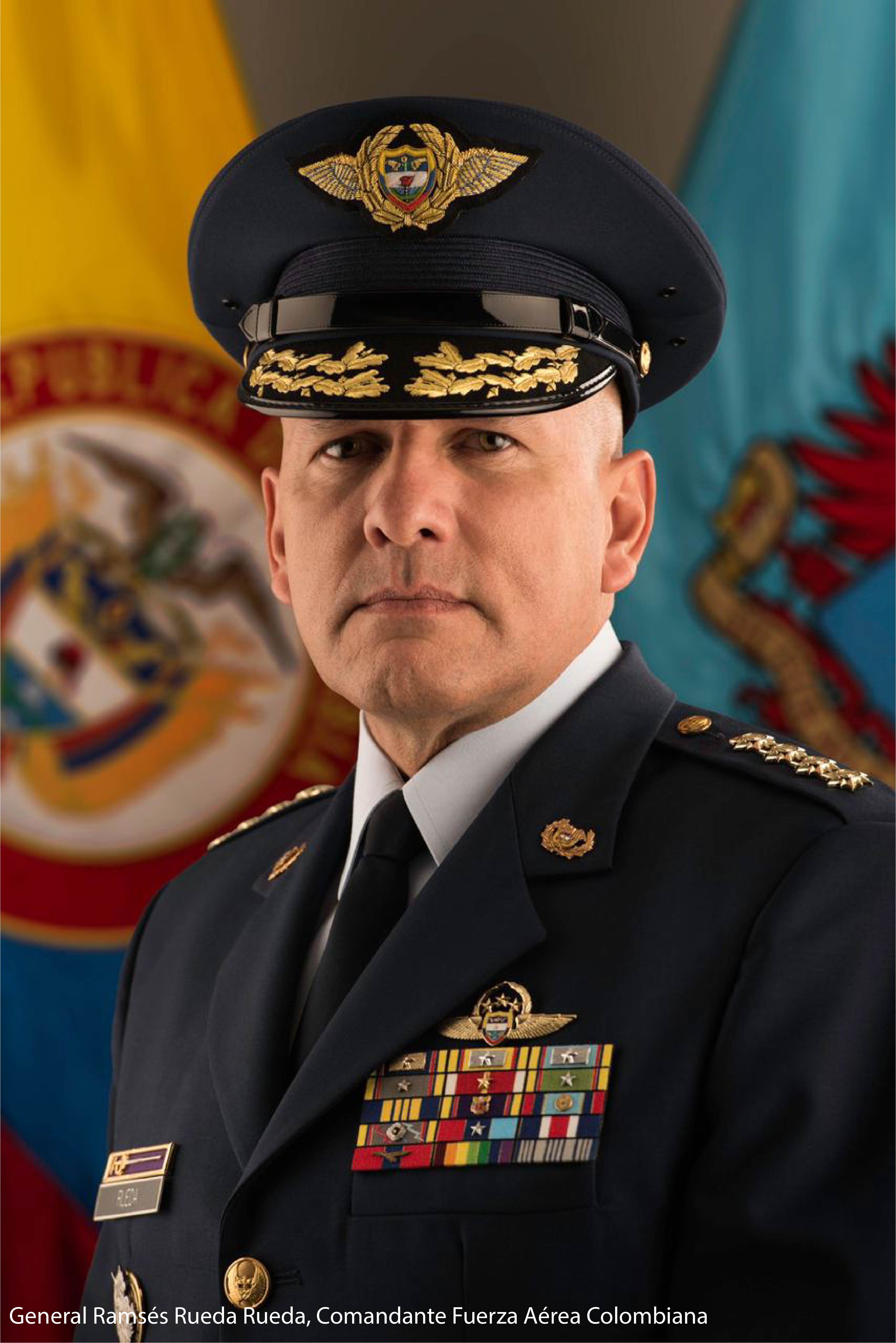 General Ramsés Rueda Rueda Comandante Fuerza Aérea Colombiana