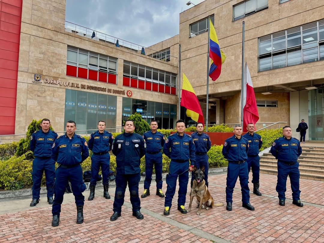 Bomberos y Dastan, viajarán por parte de Bomberos Bogotá.