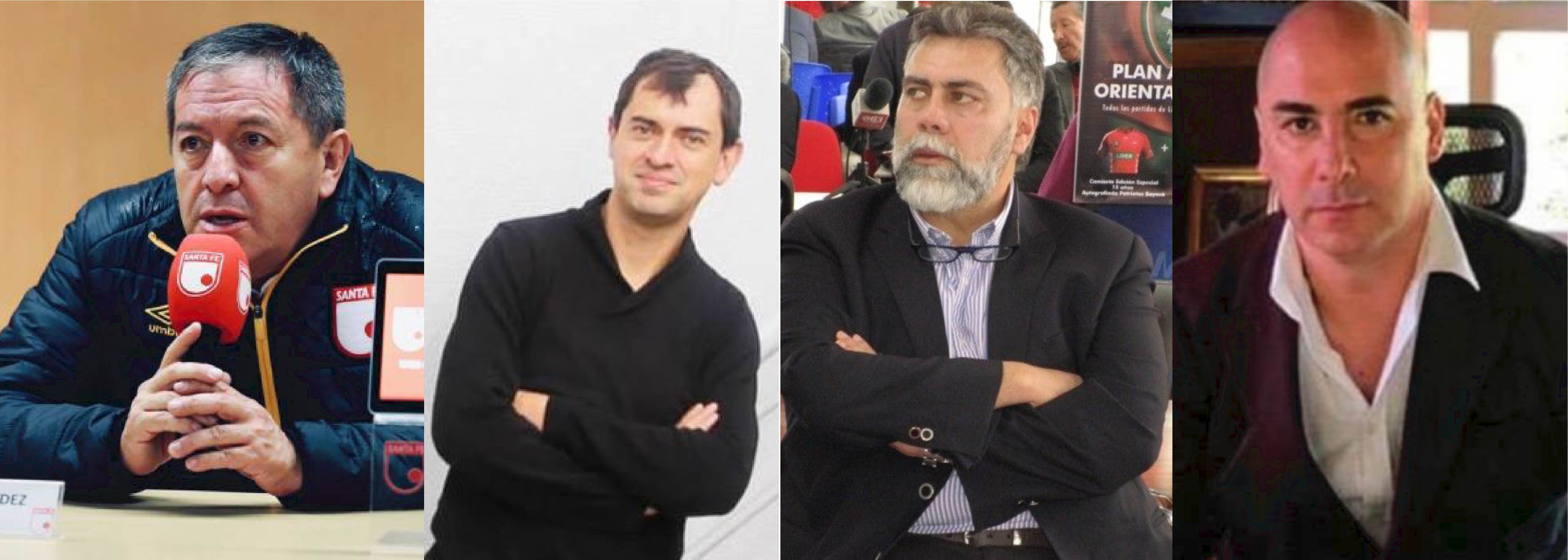 De izq a derecha Eduardo Méndez, Andrés Charria, Cesar Guzmán y José Fernando Salazar