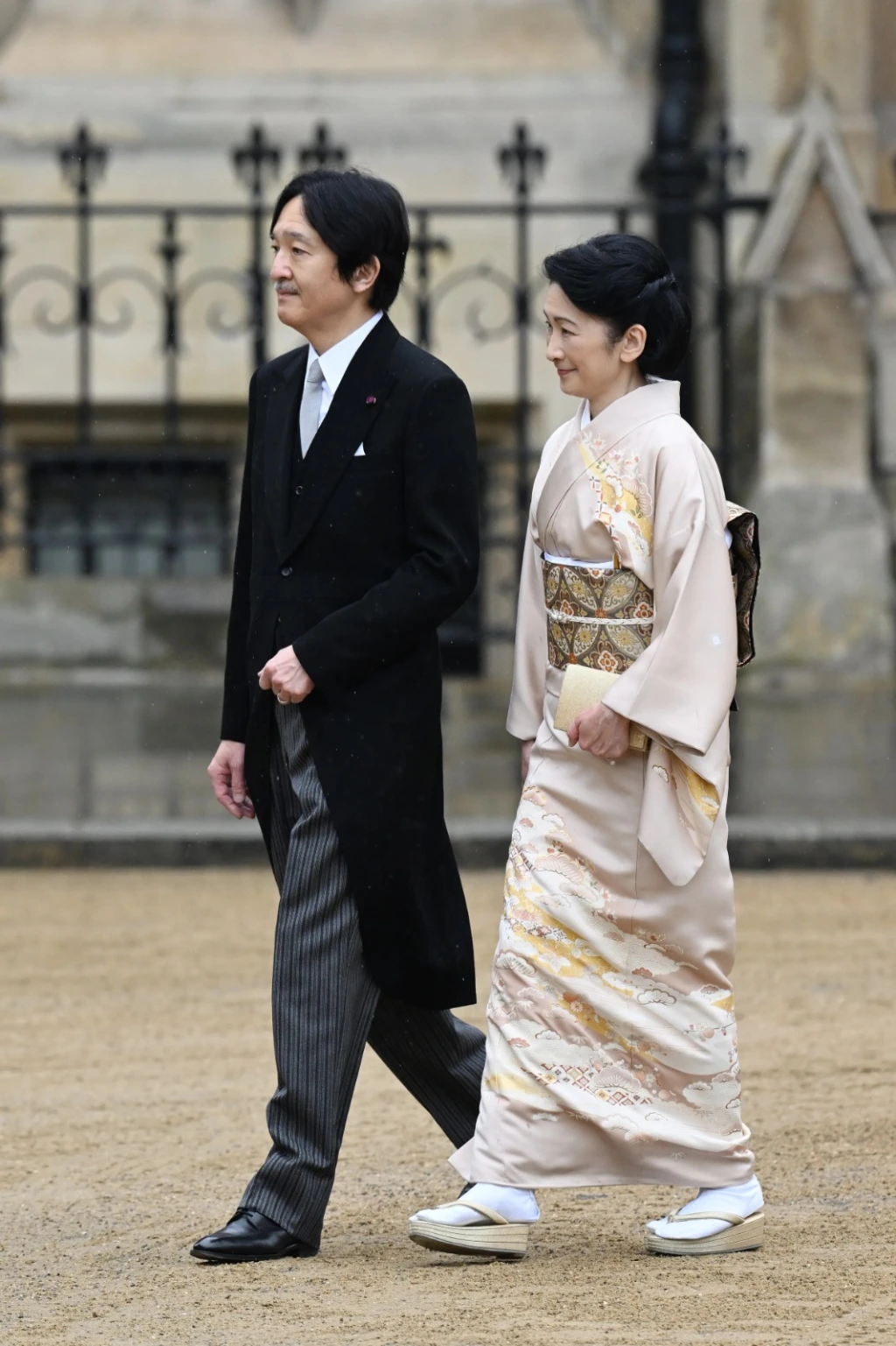 Príncipe Fumihito de Akishino y princesas Kōshi y Kiko de Japón