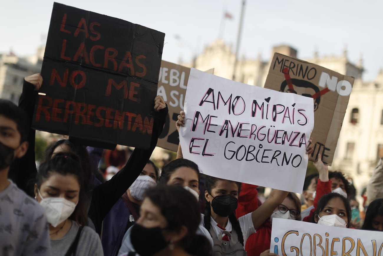 Manifestaciones en Perú