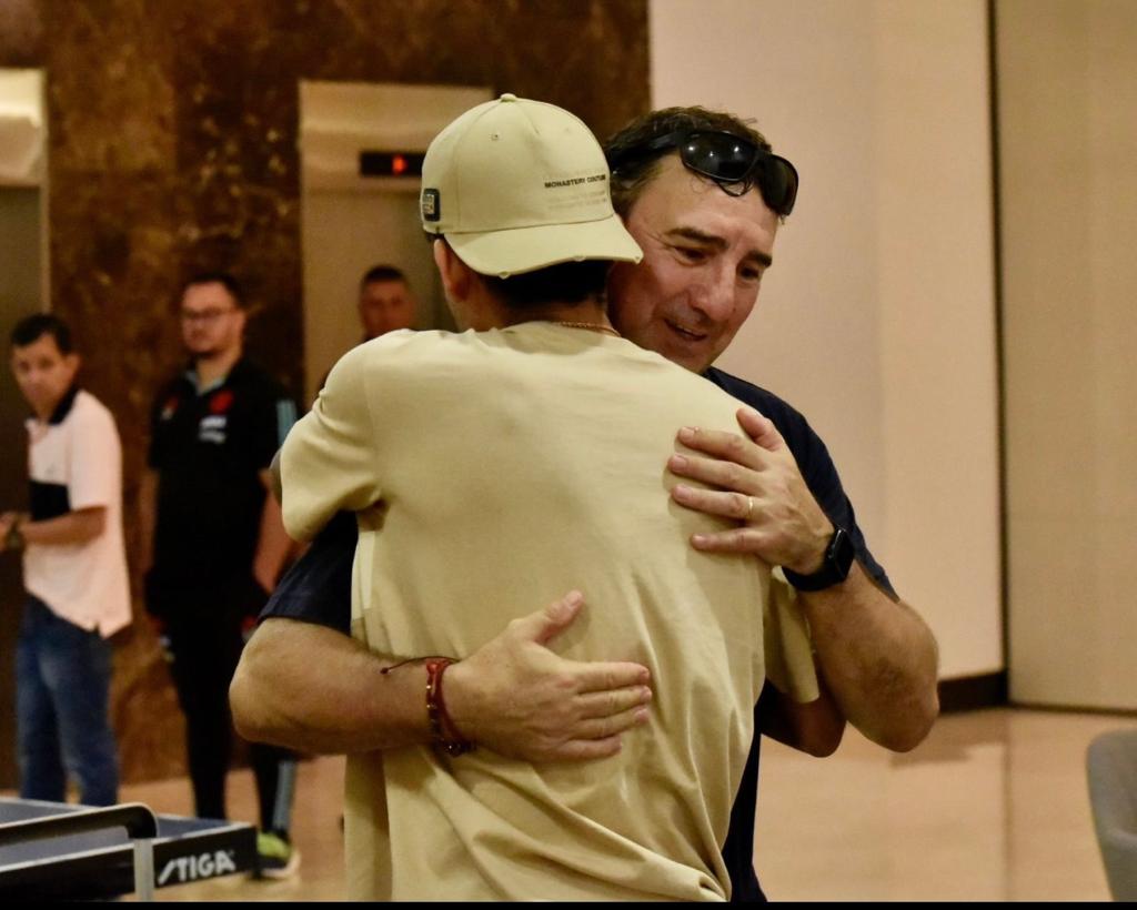 lucho y técnico de la selección