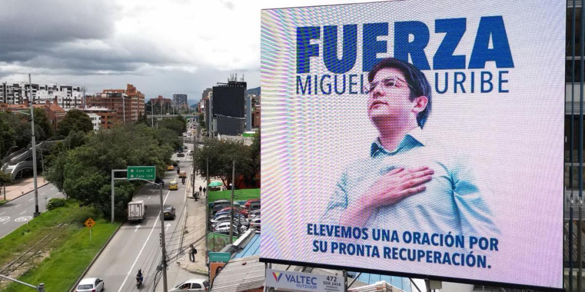Valla deseándole pronta recuperación a Miguel Uribe Turbay.
