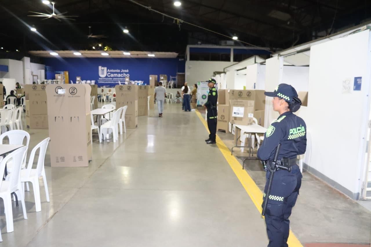 Puesto de votación.