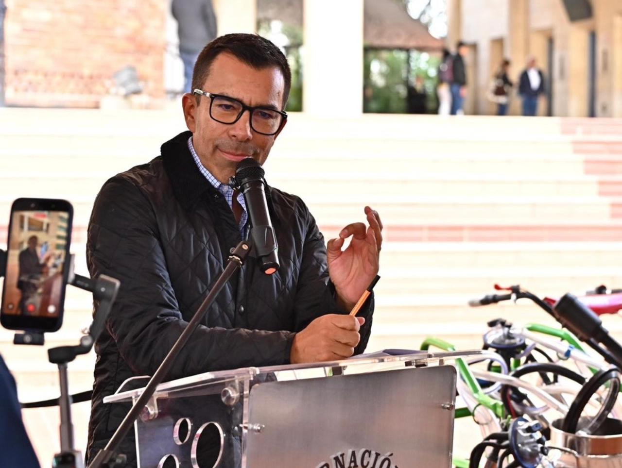 Jorge Emilio Rey, gobernador de Cundinamarca. Gobernación de Cundinamarca.