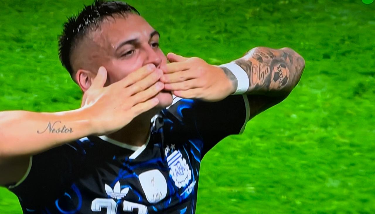Lautaro Martínez, futbolista argentino. Captura de video.