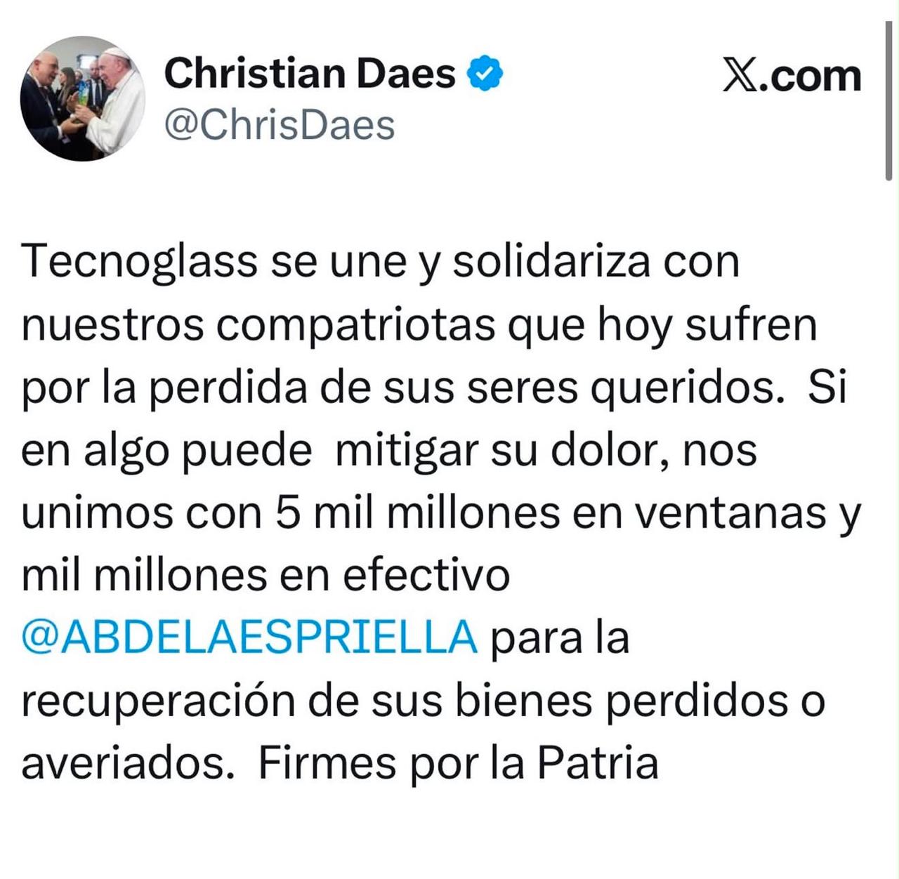 Trino de Christian Daes.