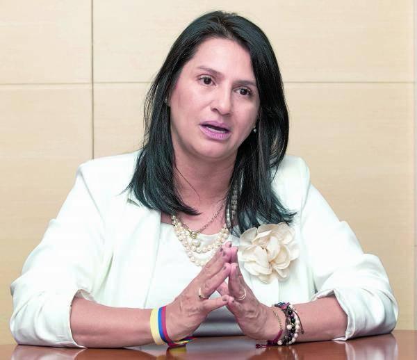 Paola Holguín, ministra de Cultura. Archivo particular.