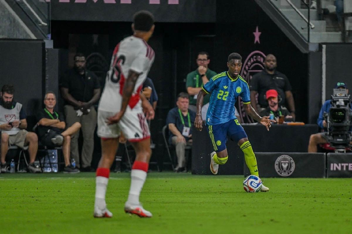 Yaser Asprilla, lo intentó en el primer tiempo. Foto: FCF.