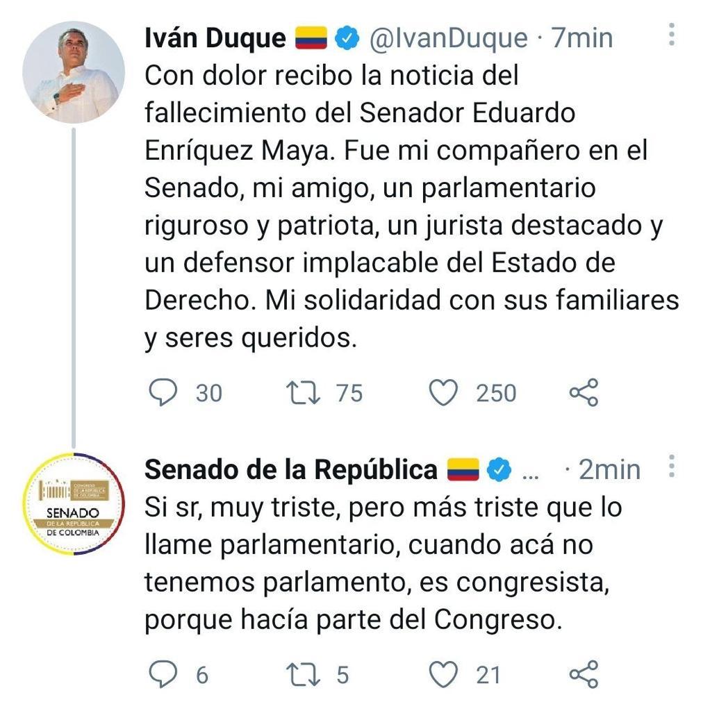 Respuesta Senado