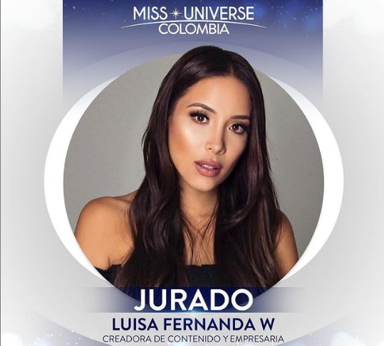 Luisa Fernanda W jurado Miss Universe Colombia