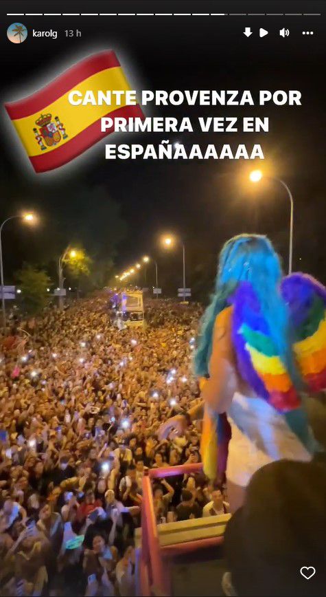 Concierto de Karol G en Madrid, España/Instagram Karol G