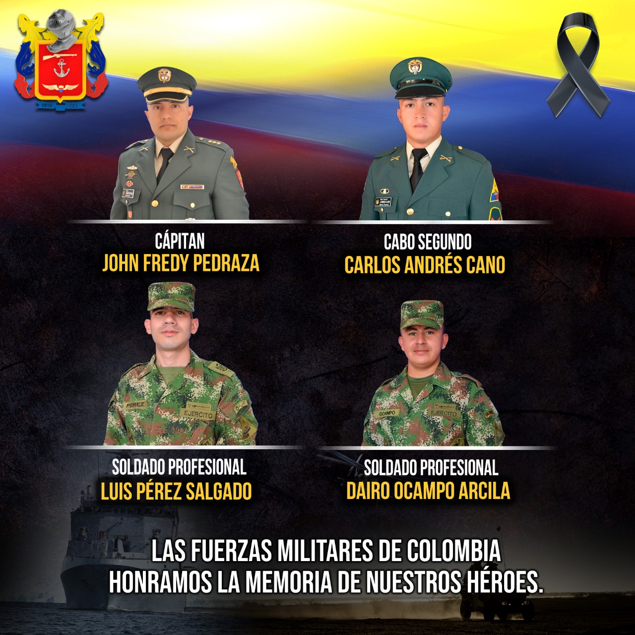 Cuatro militares asesinados a manos del Clan del Golfo en Ituango, Antioquia