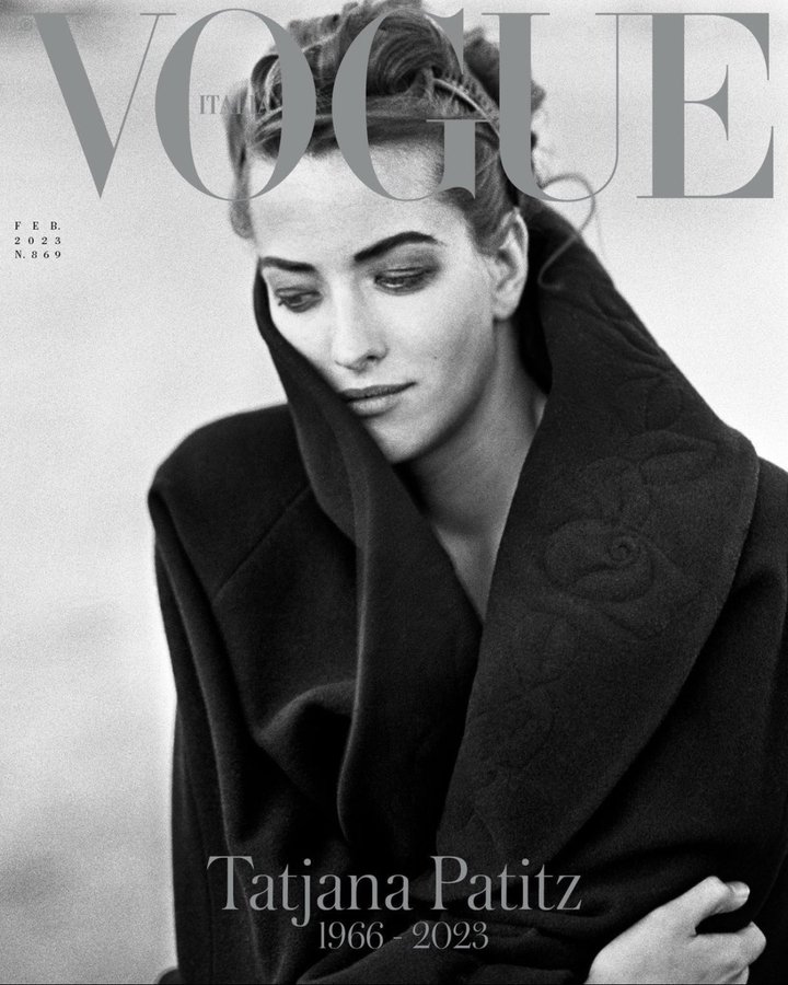 portada de vogue modelo