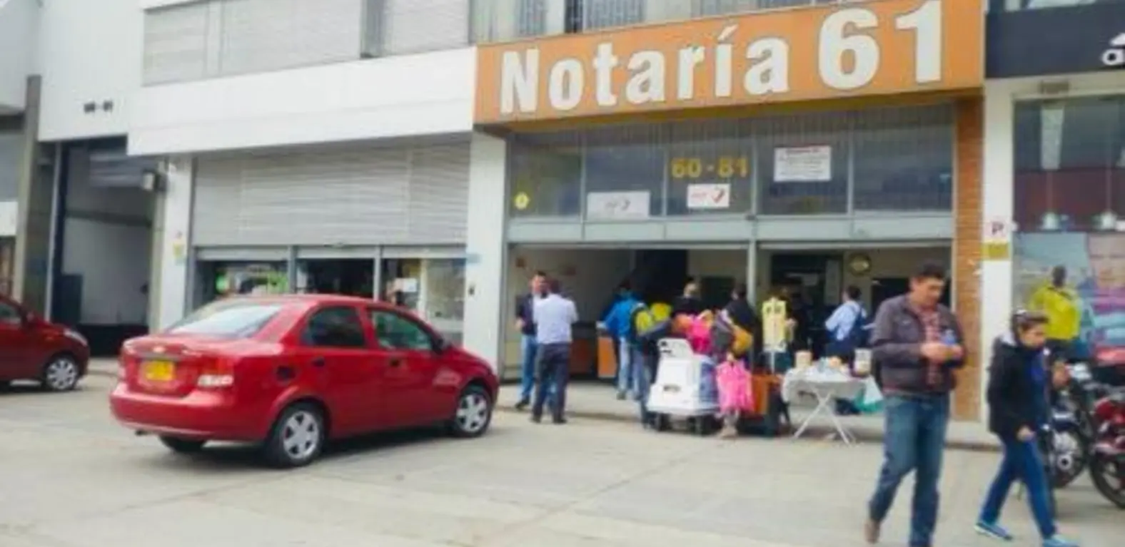 Fachada de Notaría