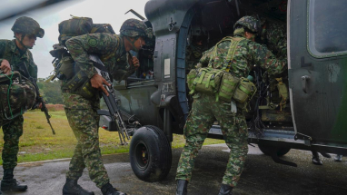 Soldados de las Fuerzas Militares