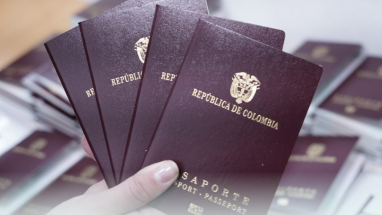 Pasaportes colombianos
