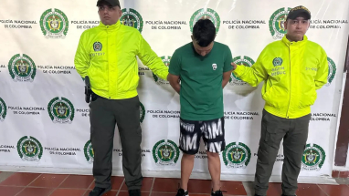 Integrante banda "Los Sweepers" en Bucaramanga