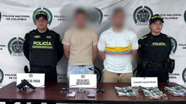 El operativo fue realizado en la localidad de Barrios Unidos, en Bogotá. Tomada dePolicía Bogotá
