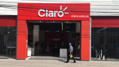 Una de las sucursales de Claro en Colombia 
