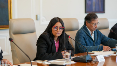 Angie Rodríguez, saliente directora del DAPRE