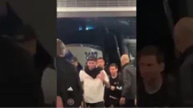 Lionel Messi y sus compañeros del Inter de Miami llegando a Medellín