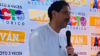 Ivan Cepeda en campaña por el Pacto Histórico