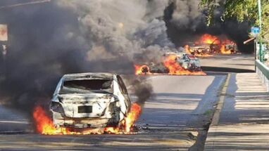 Disturbios en Puerto Vallarta tras la muerte de alías "Mencho"