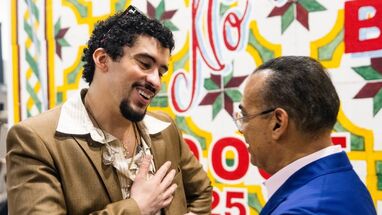 Bad Bunny y Gilberto Santa Rosa